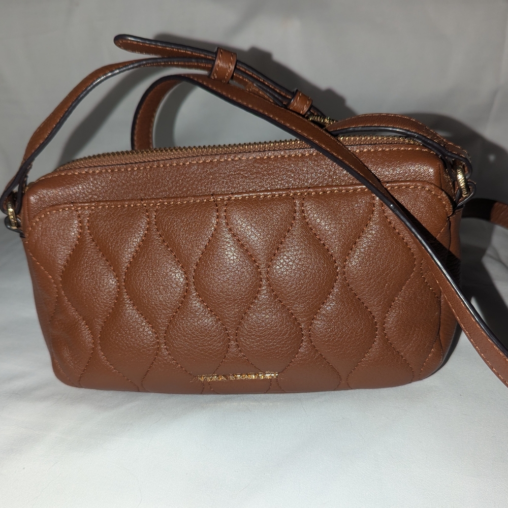 Vera Bradley Tan Quilted Crossbody Bag